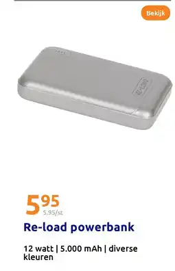 Action Re-load powerbank aanbieding