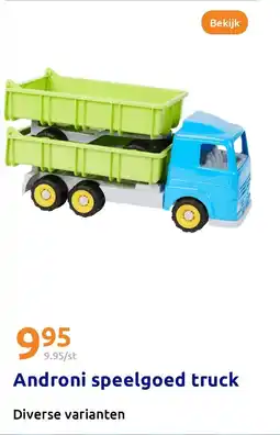 Action Androni speelgoed truck aanbieding