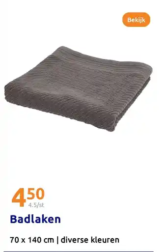 Action Badlaken aanbieding
