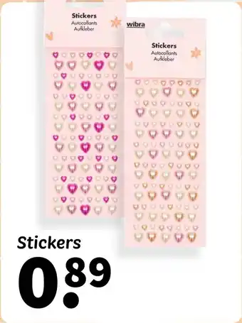 Wibra Stickers aanbieding