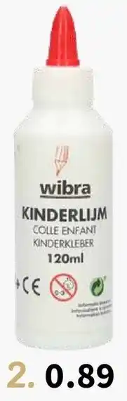 Wibra Kinderlijm aanbieding