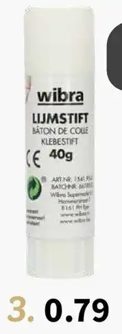 Wibra Lijmstif groot aanbieding