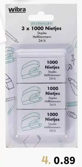 Wibra Nietjes aanbieding