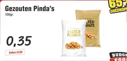 Budget Food Gezouten Pinda's aanbieding