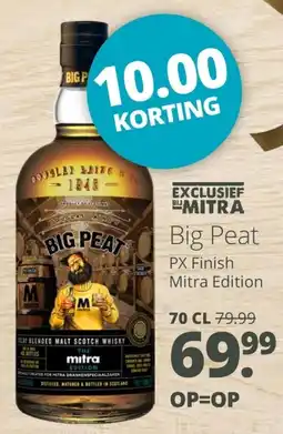 Mitra Big Peat PX Finish Mitra Edition aanbieding
