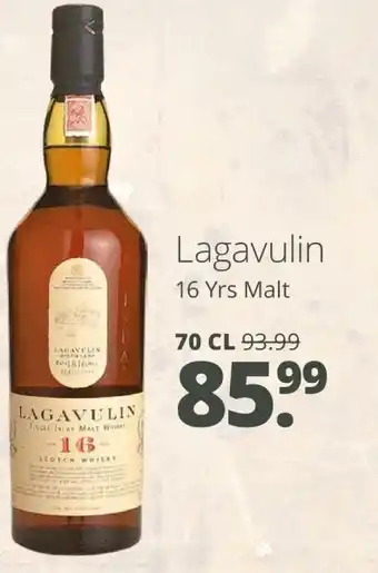 Mitra Lagavulin 16 Yrs Malt aanbieding
