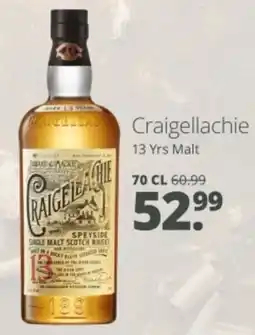 Mitra Craigellachie 13 Yrs Malt aanbieding