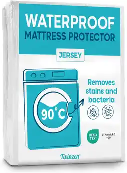 Amazon Twinzen - Matrasbeschermer 80x200 - Waterdichte en ademende bescherming - Matrasbeschermer 80 x 200 aanbieding