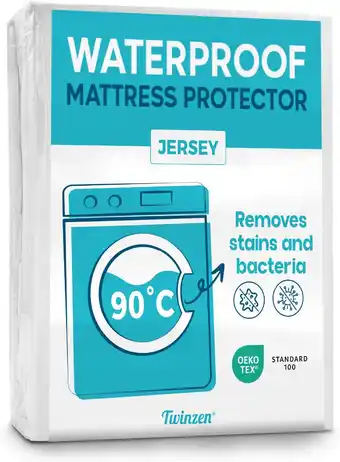 Amazon Twinzen - Matrasbeschermer 80x200 - Waterdichte en ademende bescherming - Matrasbeschermer 80 x 200 aanbieding