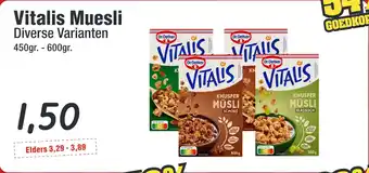 Budget Food Vitalis Muesli aanbieding
