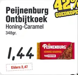 Budget Food Peijnenburg Ontbijtkoek aanbieding