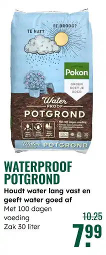 GroenRijk Waterproof potgrond aanbieding