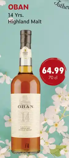 uw topSlijter Oban 14 Yrs. Highland Malt aanbieding
