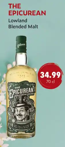 uw topSlijter The Epicurean Lowland Blended Malt aanbieding