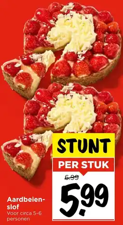 Vomar Voordeelmarkt Aardbeien slof aanbieding