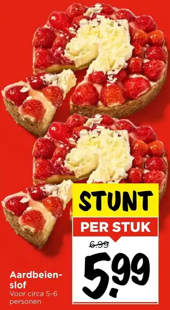 Vomar Voordeelmarkt Aardbeien slof aanbieding