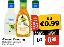Vomar Voordeelmarkt G'woon Dressing aanbieding