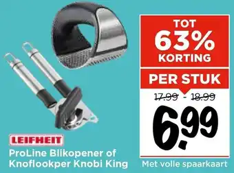 Vomar Voordeelmarkt ProLine Blikopener of Knoflookper Knobi King aanbieding