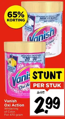 Vomar Voordeelmarkt Vanish Oxi Action aanbieding
