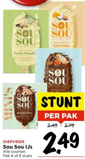 Vomar Voordeelmarkt Sou Sou IJs aanbieding