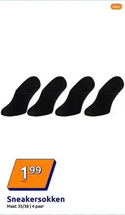 Action Sneakersokken aanbieding