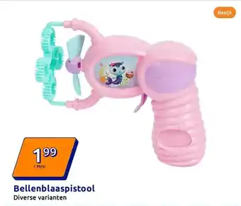 Action Bellenblaaspistool aanbieding