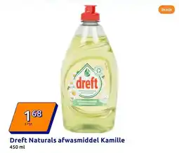 Action Dreft Naturals afwasmiddel Kamille aanbieding