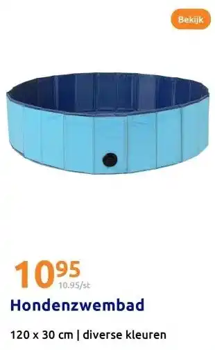 Action Hondenzwembad aanbieding