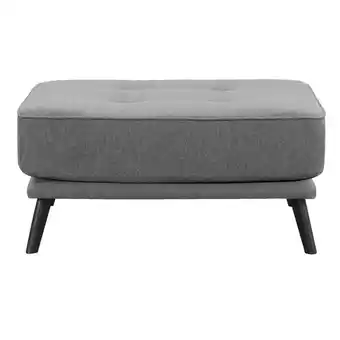 Leen Bakker Hocker Charly - grijs - 44x73x90 cm aanbieding
