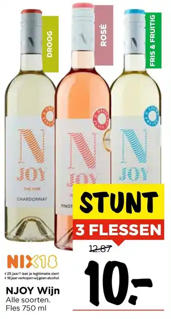Vomar Voordeelmarkt NJOY Wijn aanbieding