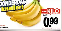Vomar Voordeelmarkt Bananen aanbieding