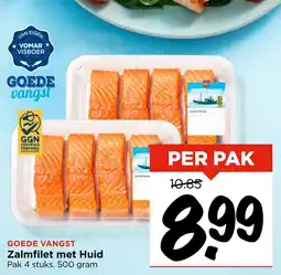 Vomar Voordeelmarkt Zalmfilet met Huid aanbieding