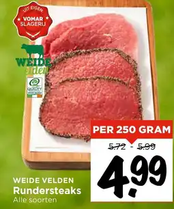 Vomar Voordeelmarkt Rundersteaks aanbieding