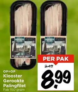 Vomar Voordeelmarkt Klooster Gerookte Palingfilet aanbieding