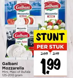 Vomar Voordeelmarkt Galbani Mozzarella aanbieding