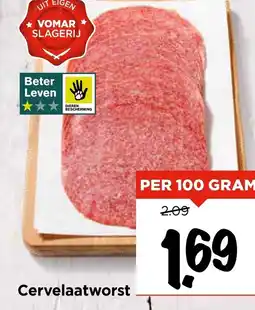 Vomar Voordeelmarkt Cervelaatworst aanbieding