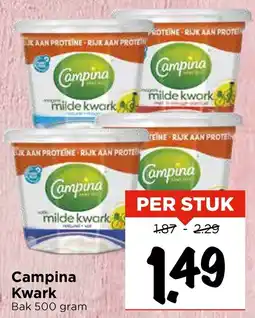 Vomar Voordeelmarkt Campina Kwark aanbieding