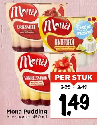 Vomar Voordeelmarkt Mona Pudding aanbieding