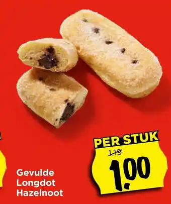 Vomar Voordeelmarkt Gevulde Longdot Hazelnoot aanbieding