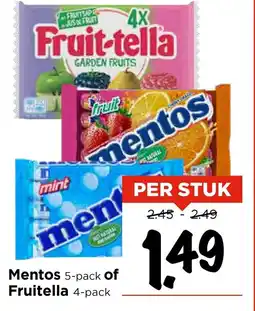 Vomar Voordeelmarkt Mentos of Fruitella aanbieding