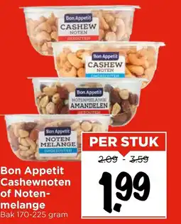 Vomar Voordeelmarkt Bon Appetit Cashewnoten of Noten melange aanbieding