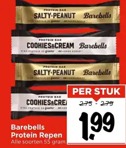 Vomar Voordeelmarkt Barebells Protein Repen aanbieding