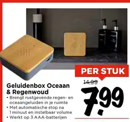 Vomar Voordeelmarkt Geluidenbox Oceaan & Regenwoud aanbieding