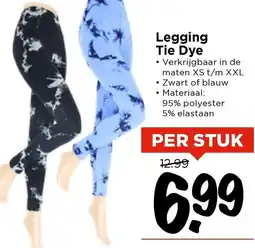 Vomar Voordeelmarkt Legging Tie Dye aanbieding