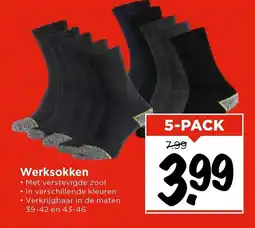 Vomar Voordeelmarkt Werksokken aanbieding