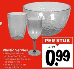 Vomar Voordeelmarkt Plastic Servies aanbieding