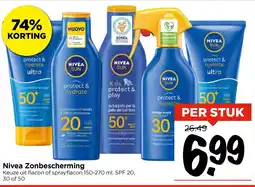 Vomar Voordeelmarkt Nivea Zonbescherming aanbieding