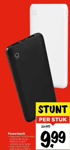 Vomar Voordeelmarkt Powerbank aanbieding