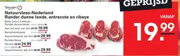 Sligro Natuurvlees Nederland Runder dunne lende, entrecote en ribeye aanbieding