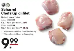 Sligro Scharrel Chefskip dijfilet aanbieding